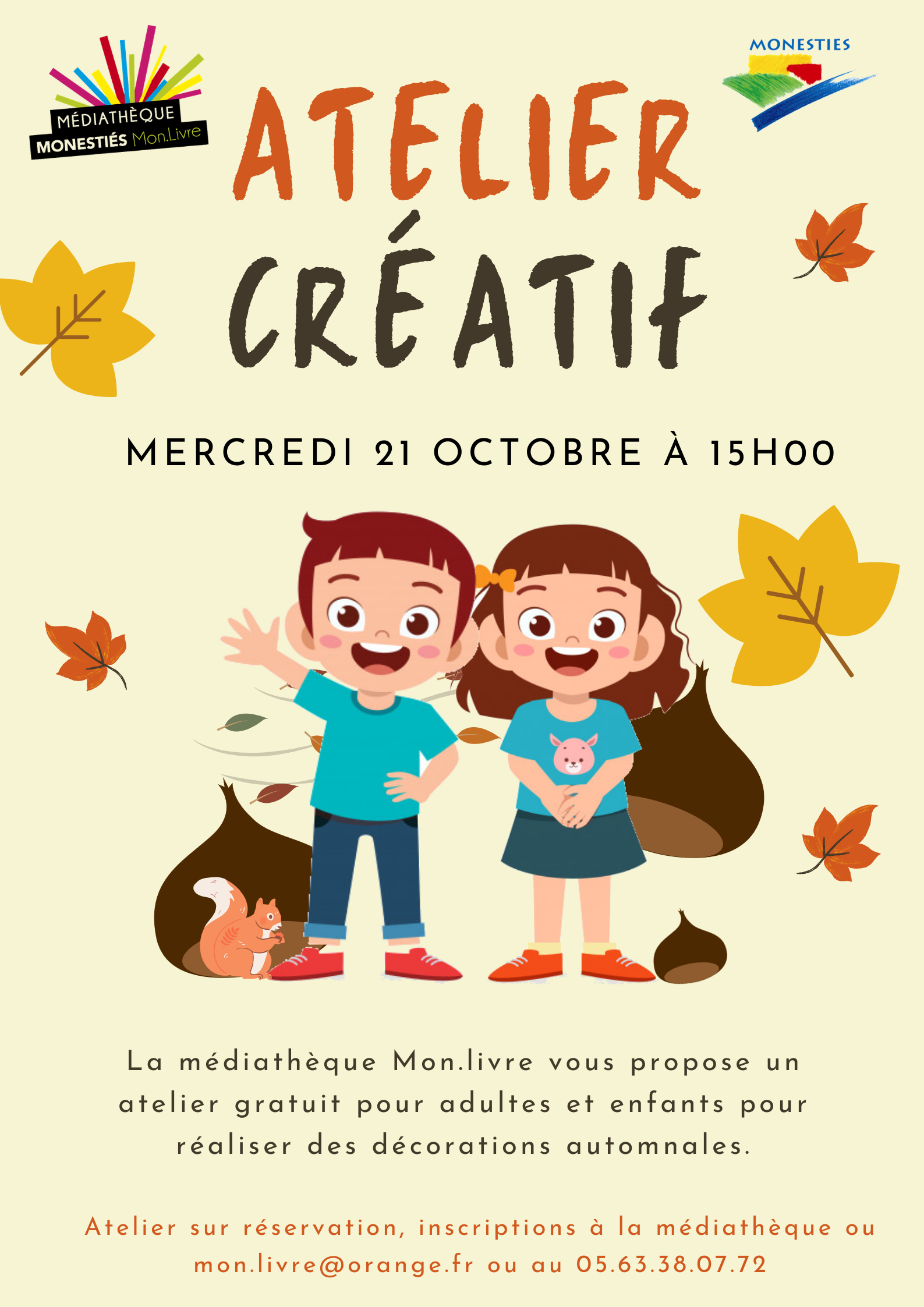 Atelier créatif octobre2020